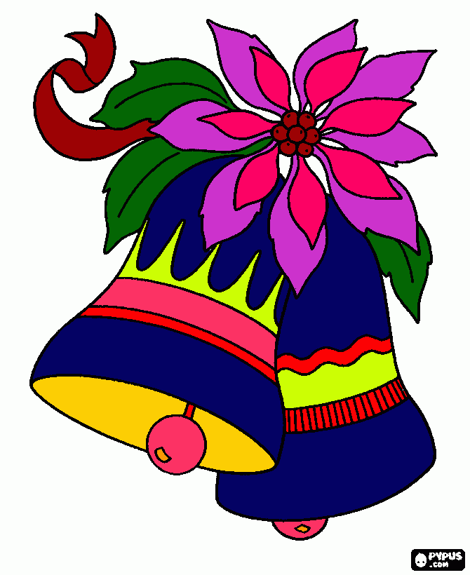 flor campana para colorear