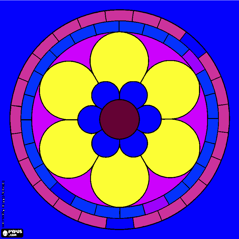 flor venezolana para colorear