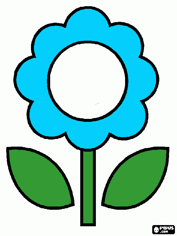 florjuan para colorear