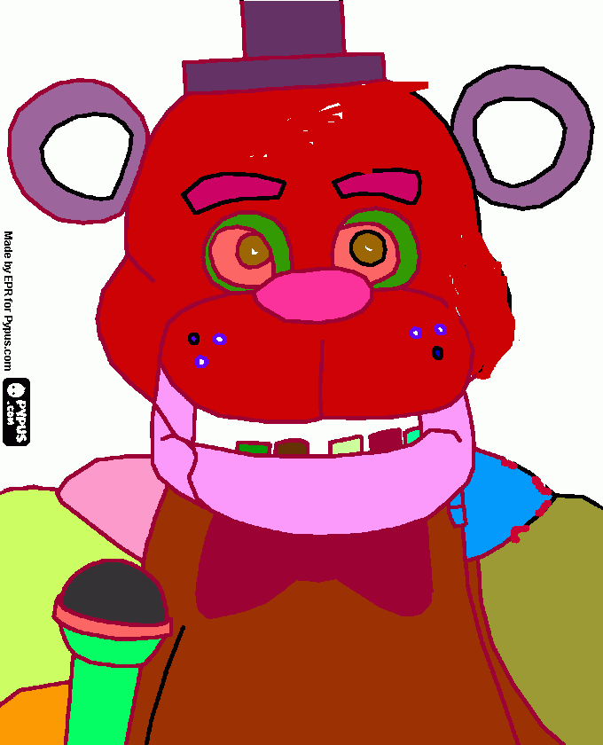 freddy  five   para colorear