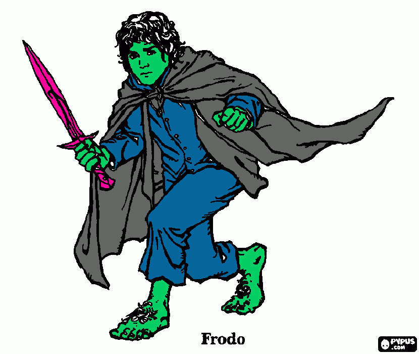 FRODO... para colorear