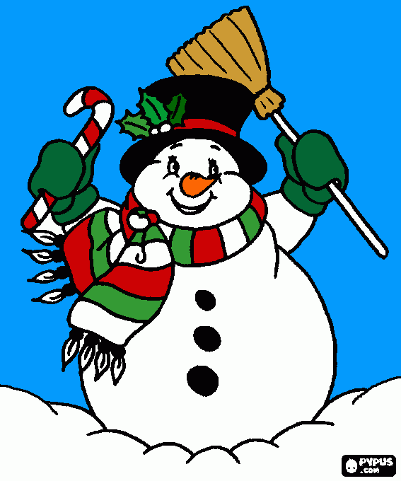 frosty para colorear