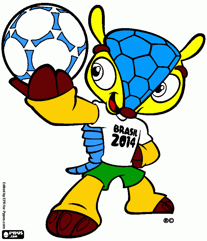 fuleco Juliana para colorear