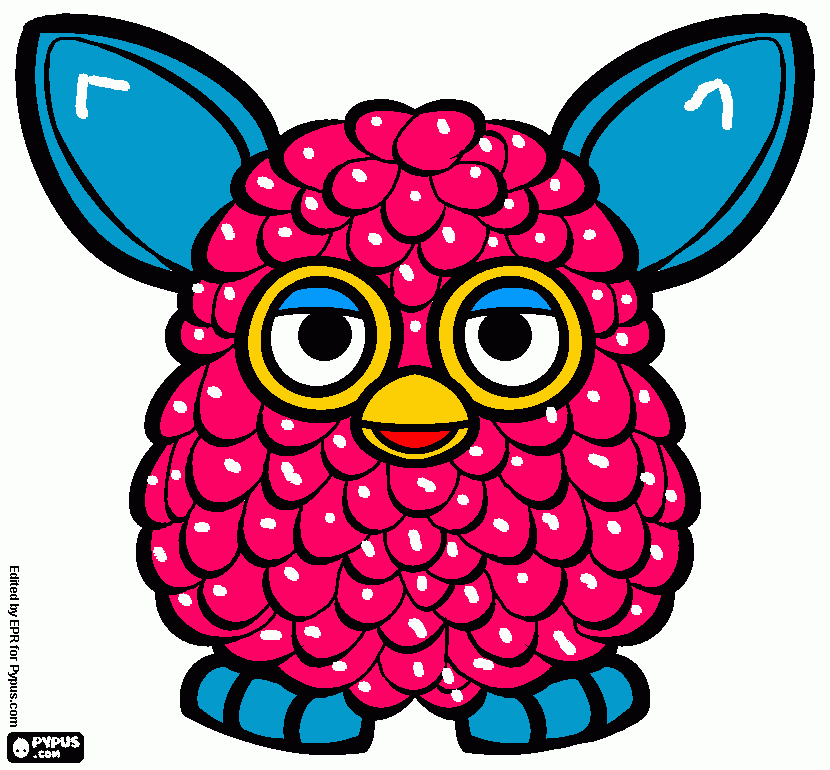 Furby Boom Para Colorear Furby Boom Para Imprimir