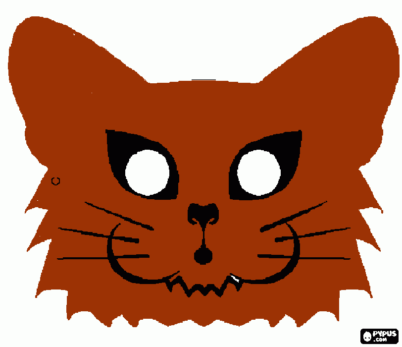 GATO, una máscara para colorear