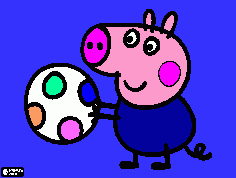 George Cerdito para colorear