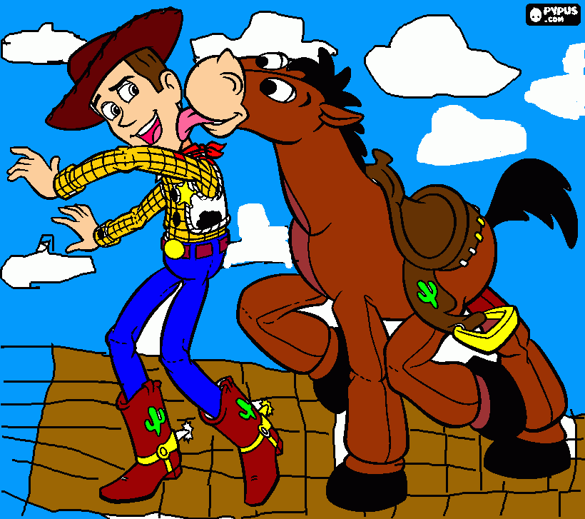 ggudi caballo para colorear