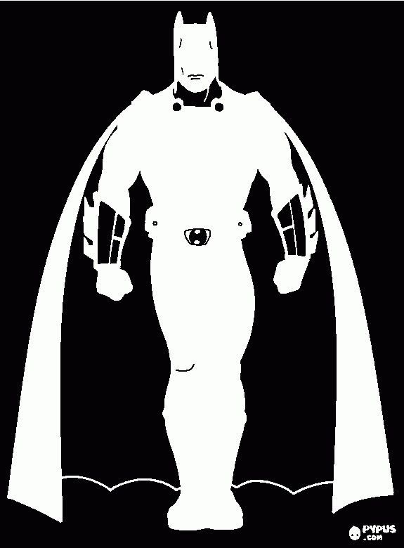 Ghost Batman para colorear