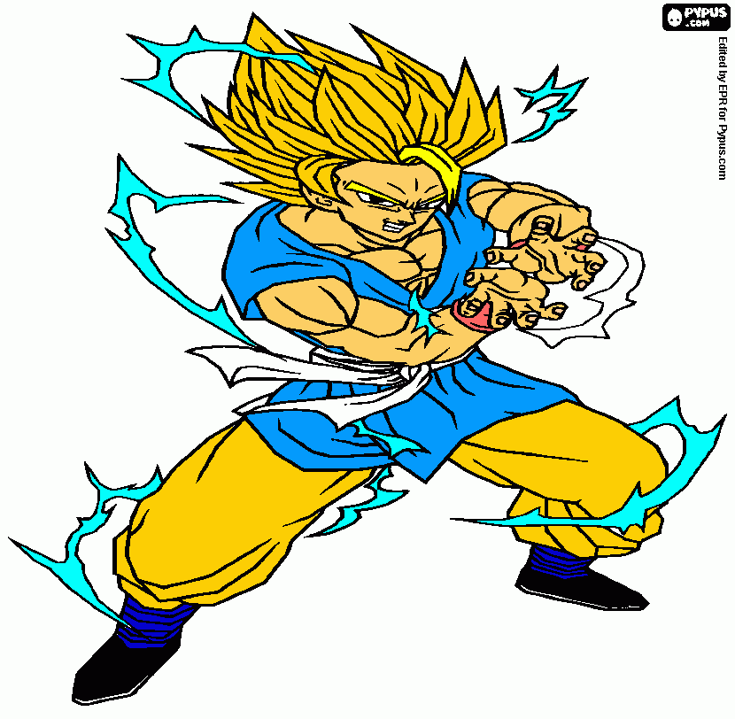 gocu supersayallin para colorear