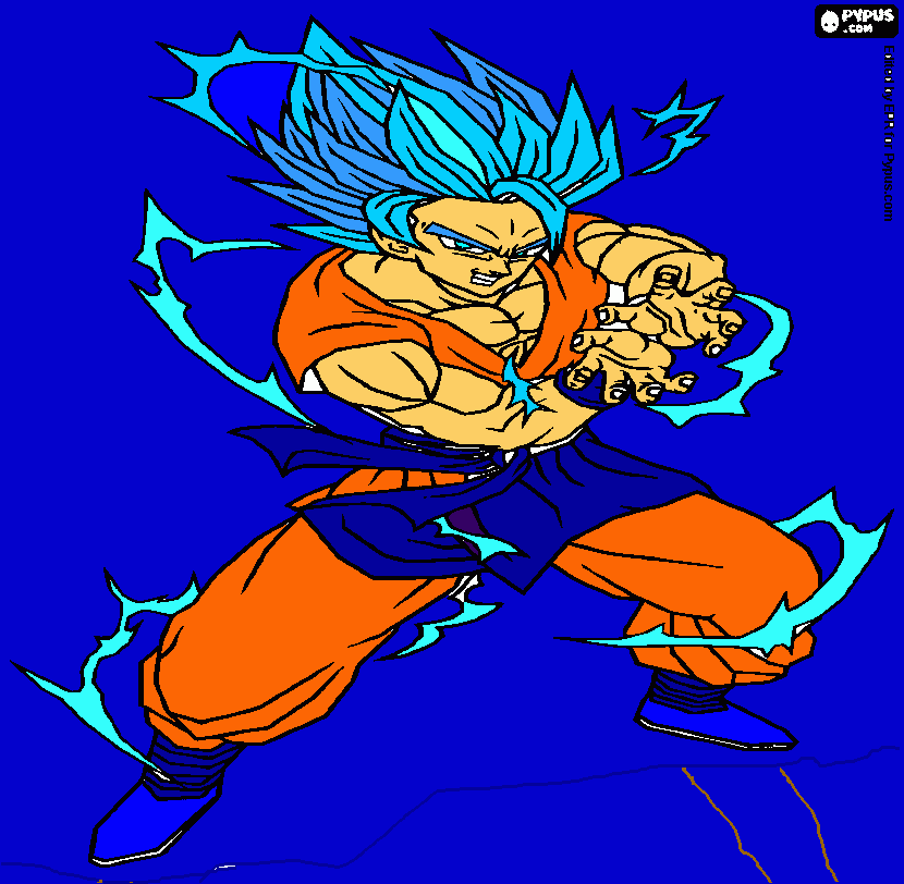 GOKUSSG para colorear