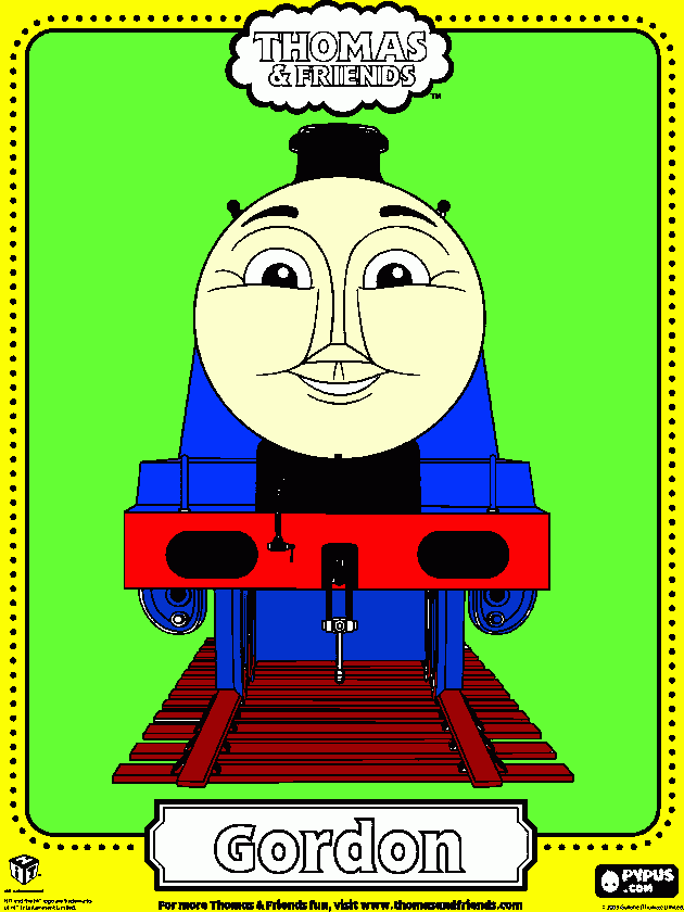 gordon para colorear