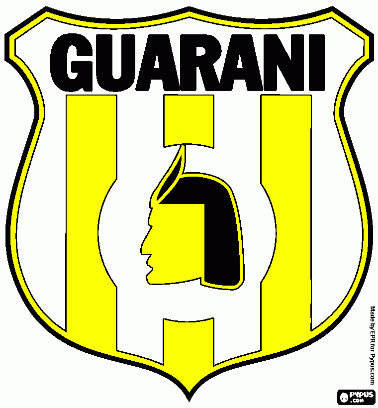 guarani para colorear