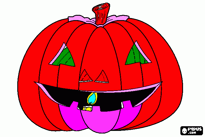 halloween nico para colorear