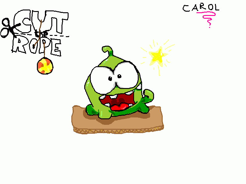 hola cut the rope para colorear