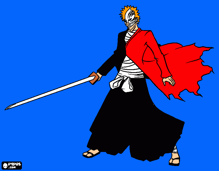 Hollow Ichigo para colorear