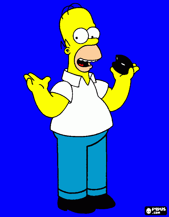 Homero 2 para colorear