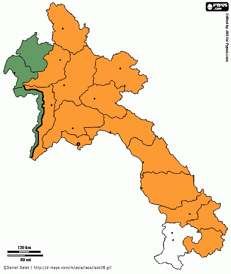 indochina y laos para colorear