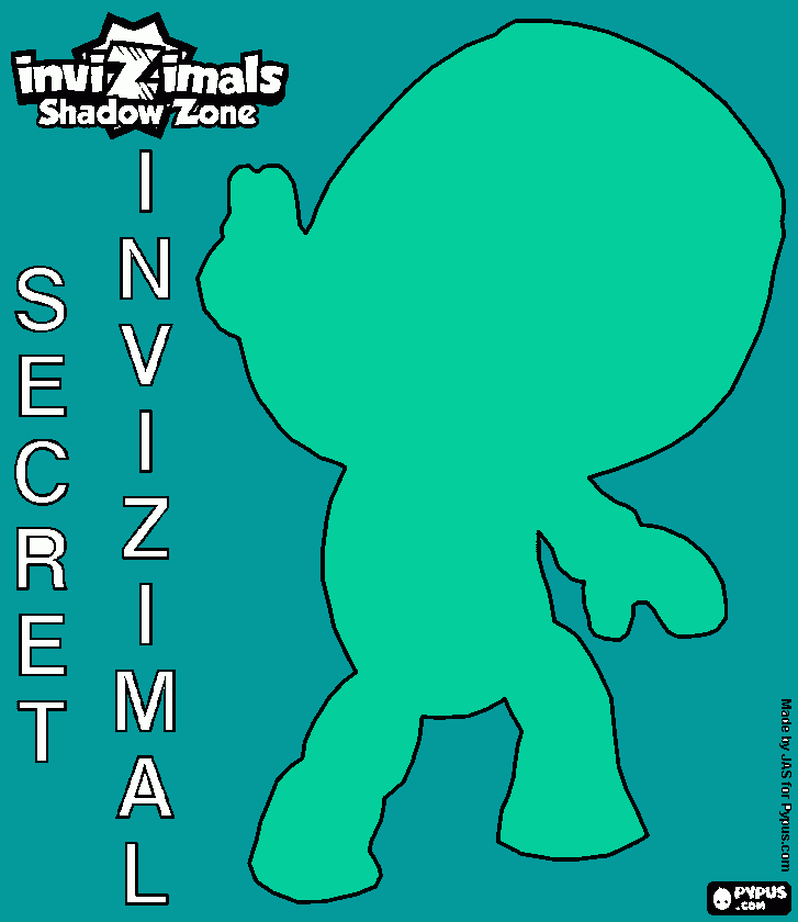 Invizimal secreto para colorear