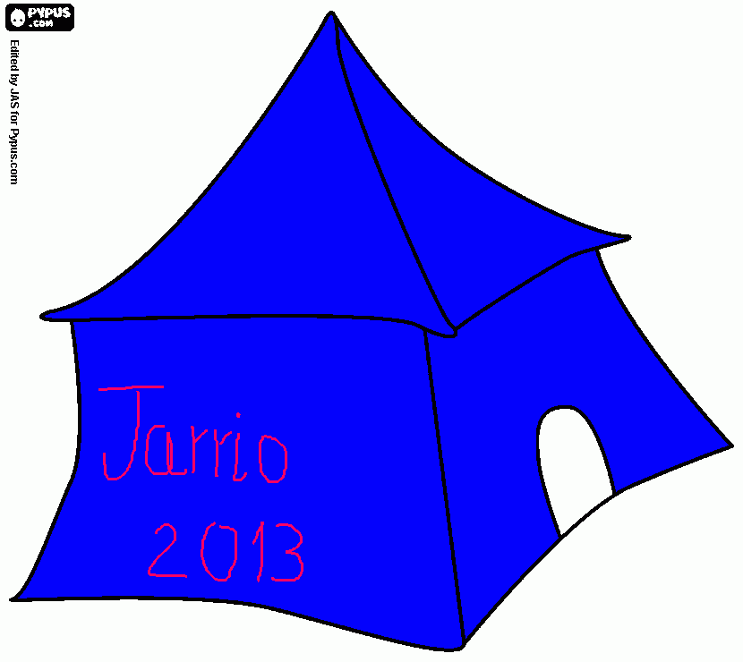 jaima para colorear