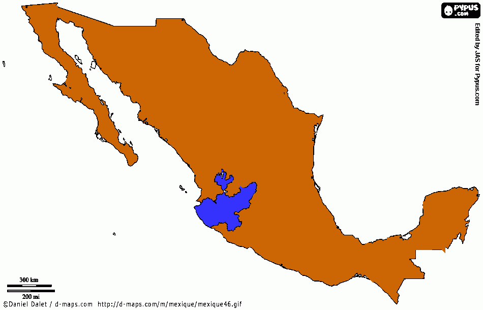 JALISCO para colorear