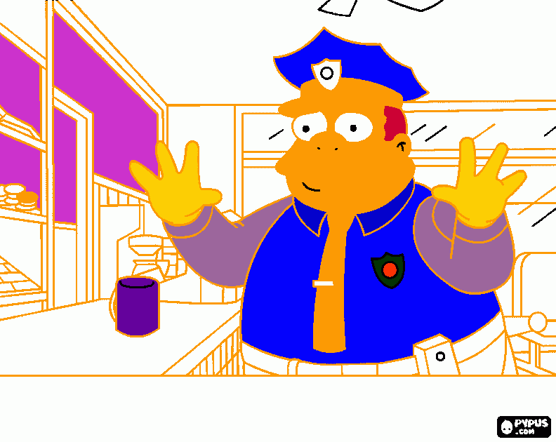 jefe gorgory para colorear