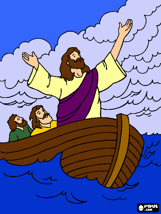 Jesus mar fuerte dios hamblar suave bueno. para colorear