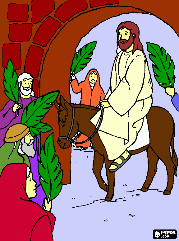 jesus para colorear