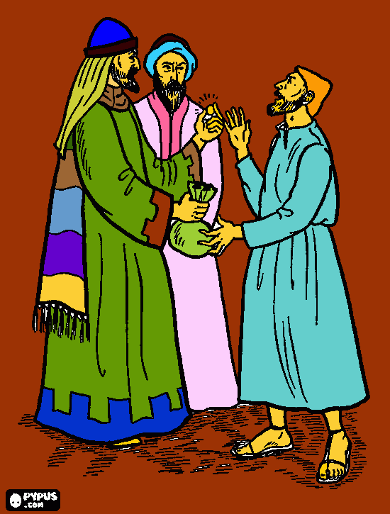 judas iscariote para colorear