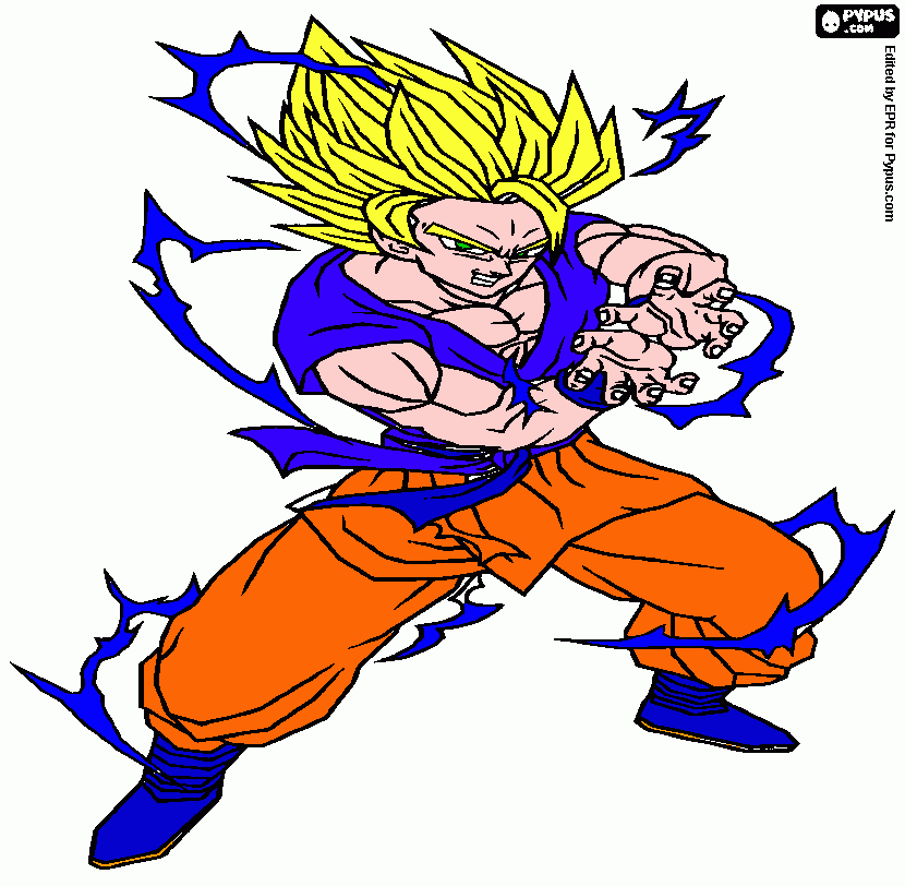 kamekameja para colorear