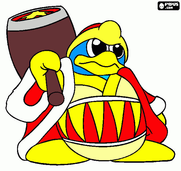 King Dedede para colorear