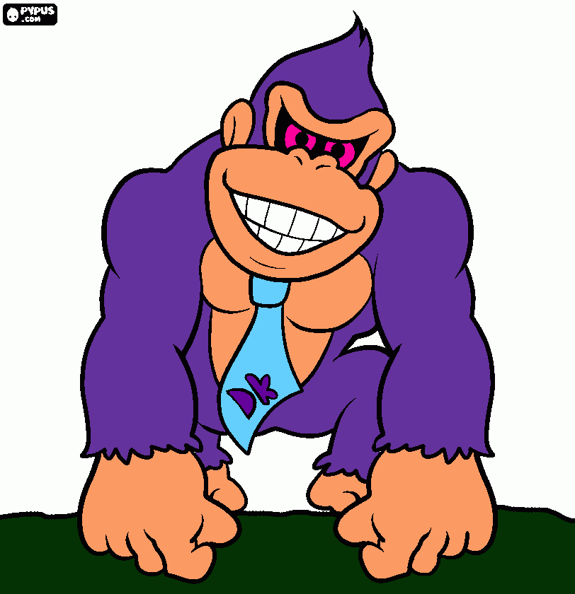 King Kong para colorear