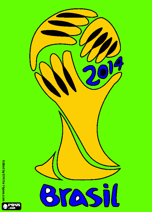 LA COPA DEL MUNDIAL 2546 para colorear