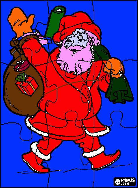 la navidad francis  para colorear