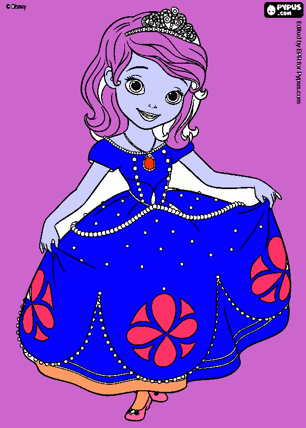 la princesa soria para colorear