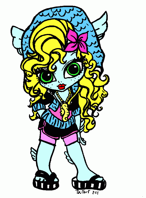 lagoona blue bebe para colorear