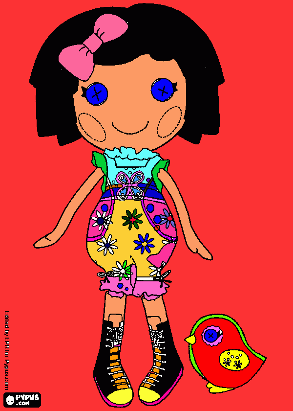 lala loopsy para colorear