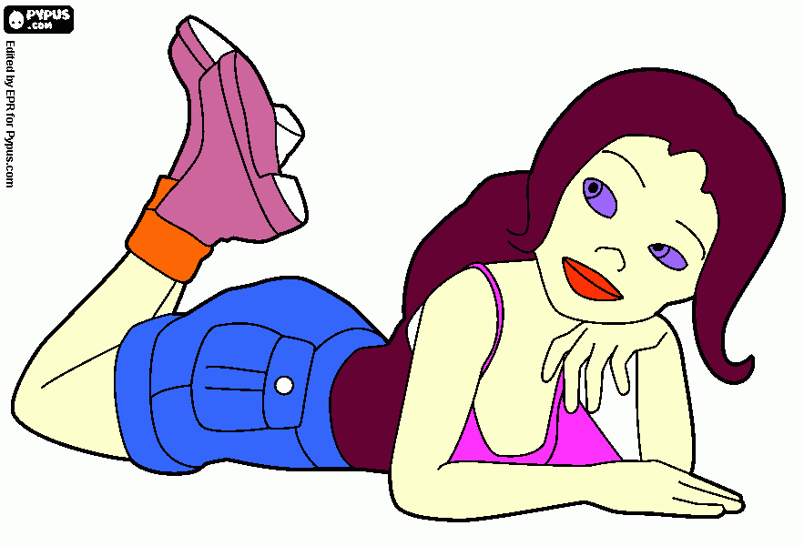 Lara amiga de Tadeo Jones para colorear