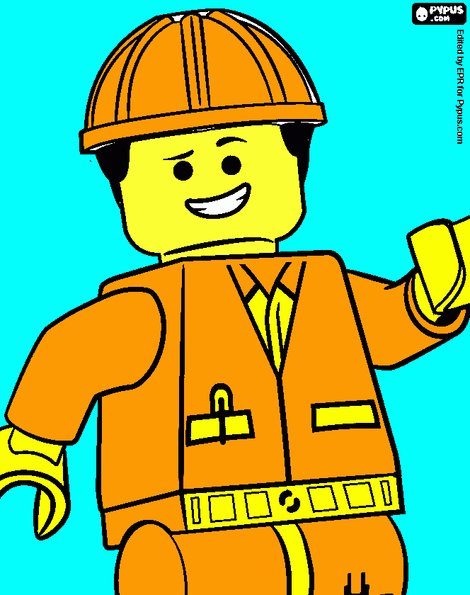 lego la aventura para colorear