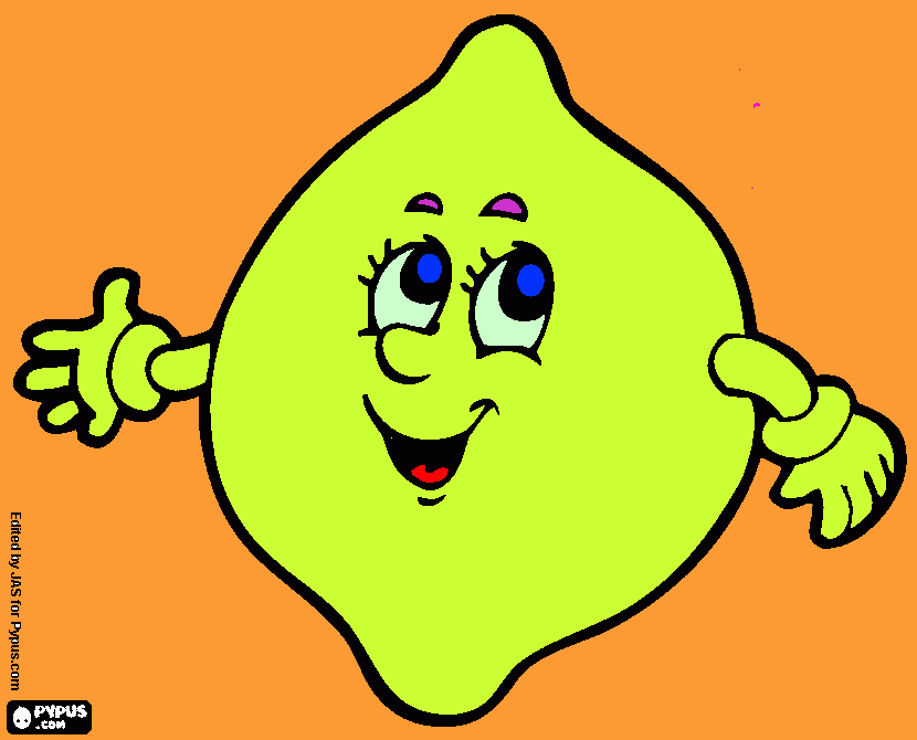 limon para colorear