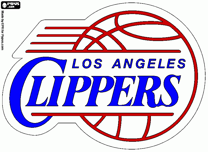 Los Angeles Clippers para colorear