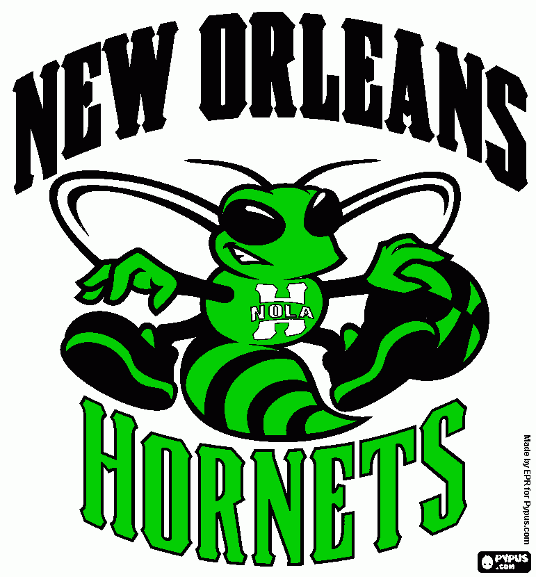 los hornets para colorear