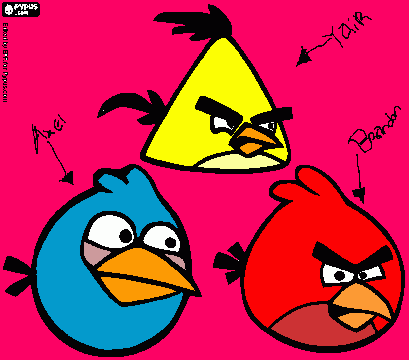 los tres hermanos para colorear