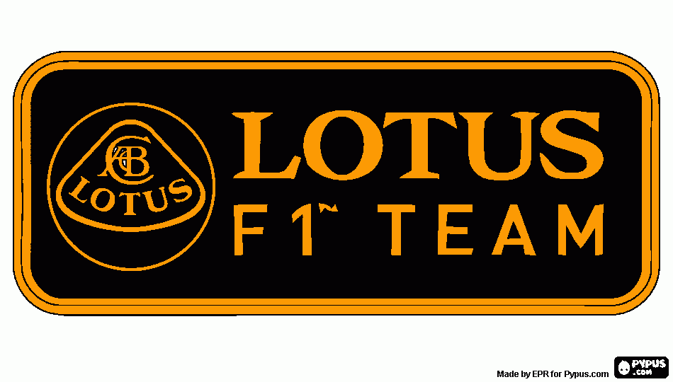 lotus team para colorear