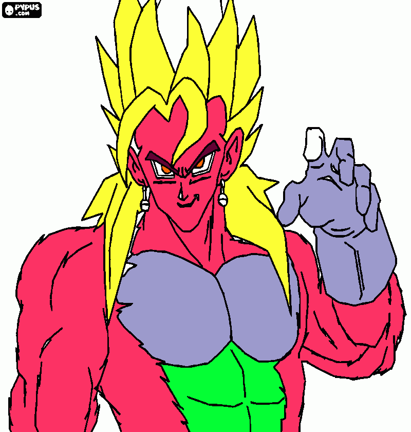 luchador legendario para colorear