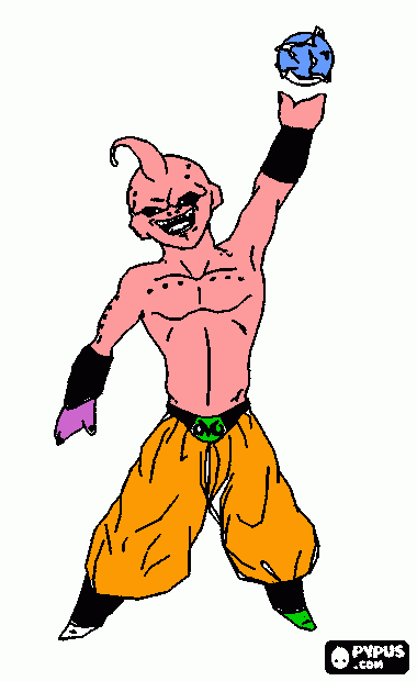 Majin Boo para colorear