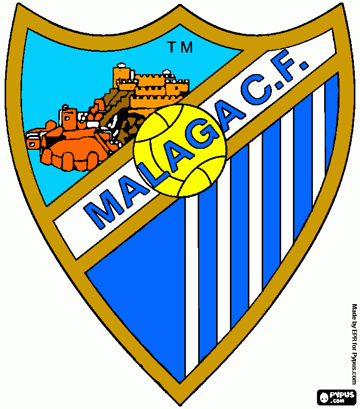 malaga c.f. para colorear