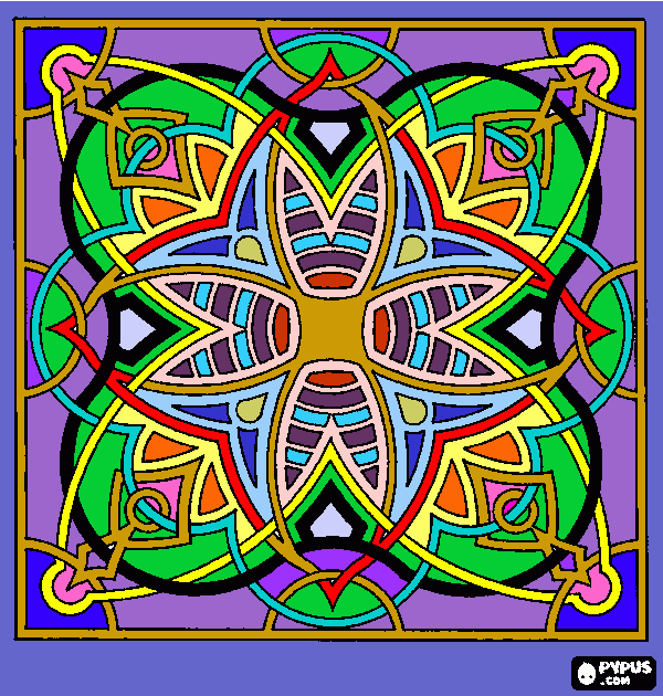 MANDALA 21042020 para colorear