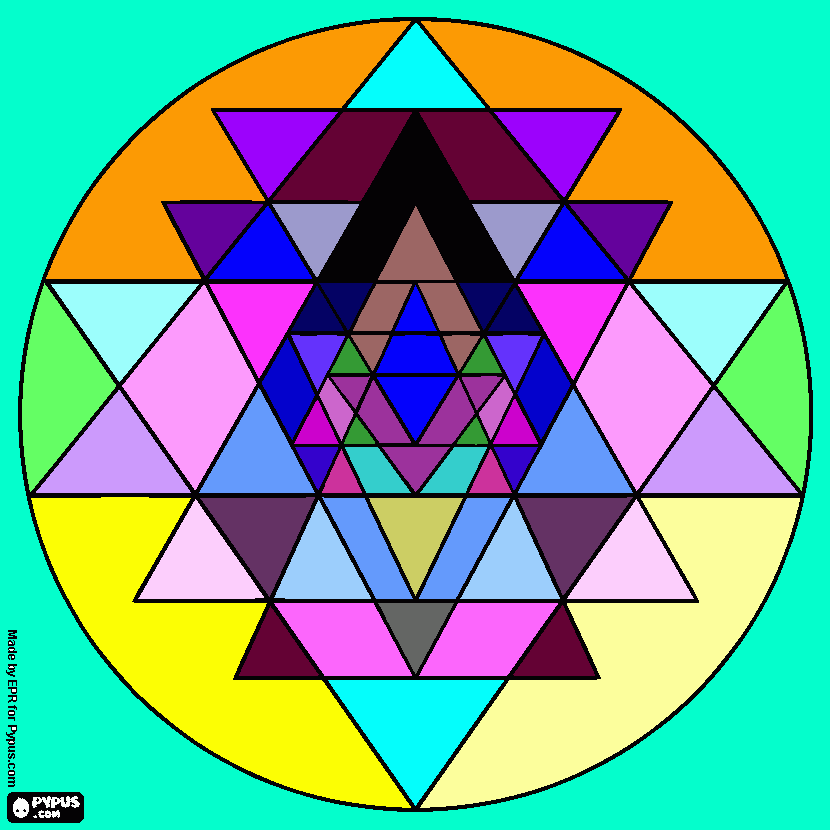 mandala amor a la vida para colorear