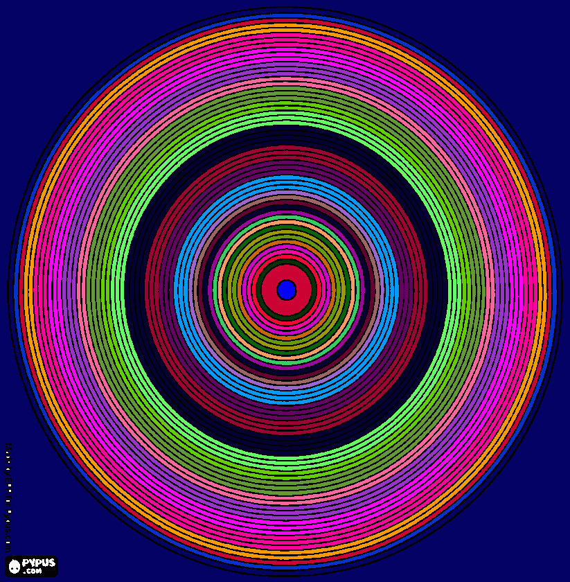 mandala hare-hare para colorear