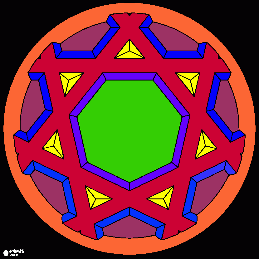 mandala para mama para colorear